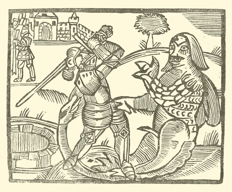 Illustration für The Roxburghe Ballads von (after) English School