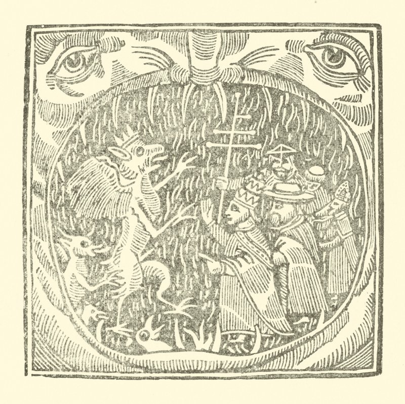 Illustration für The Roxburghe Ballads (Holzschnitt) von (after) English School