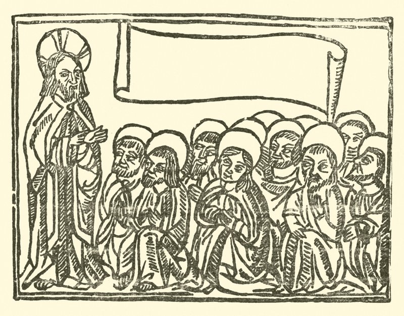 Illustration für The Roxburghe Ballads (Holzschnitt) von (after) English School