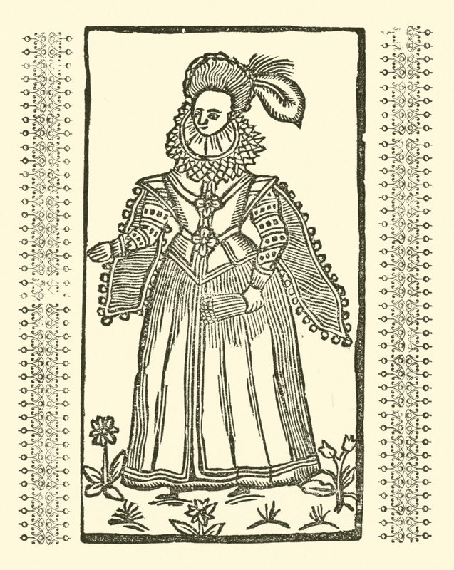 Illustration für The Roxburghe Ballads (Holzschnitt) von (after) English School
