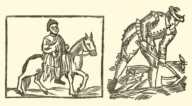 Illustration für The Roxburghe Ballads von (after) English School