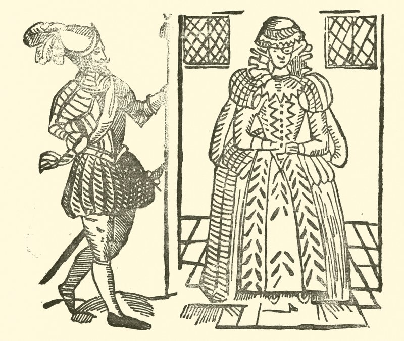 Illustration für The Roxburghe Ballads von (after) English School