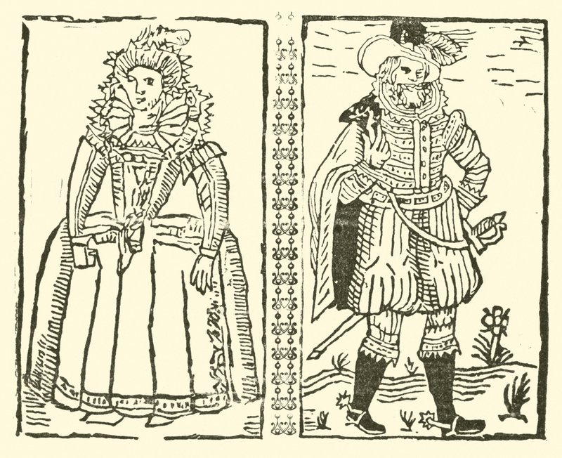 Illustration für The Roxburghe Ballads von (after) English School