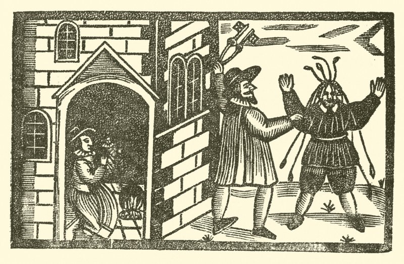 Illustration für The Roxburghe Ballads von (after) English School