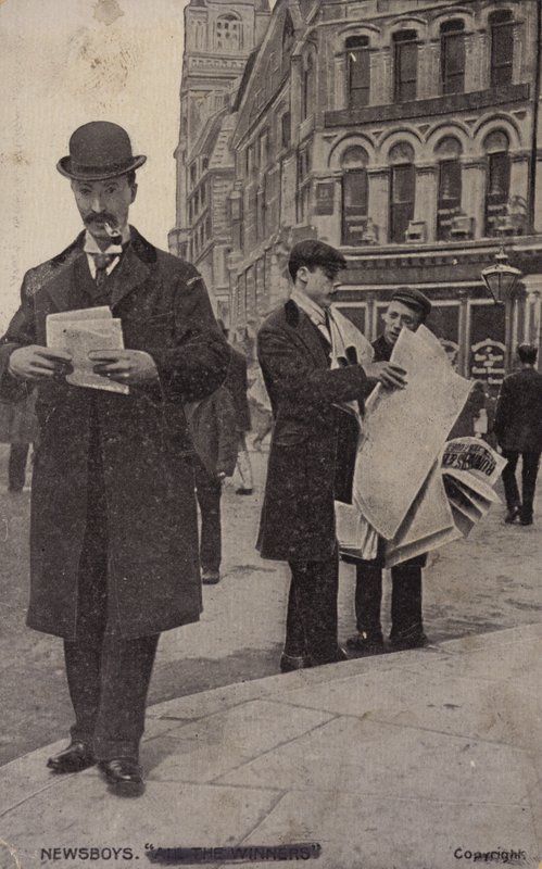 Zeitungsjungen von (after) English photographer
