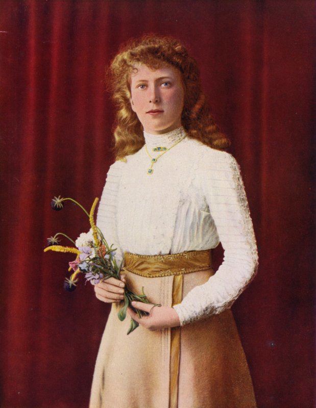 Prinzessin Mary im Jahr 1909 von (after) English photographer