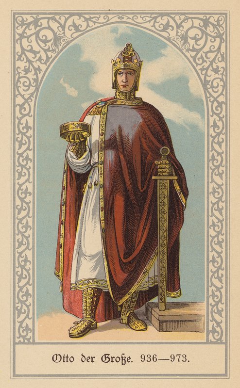 Otto der Große, König von Deutschland und Italien und Heiliger Römischer Kaiser von (after) German School