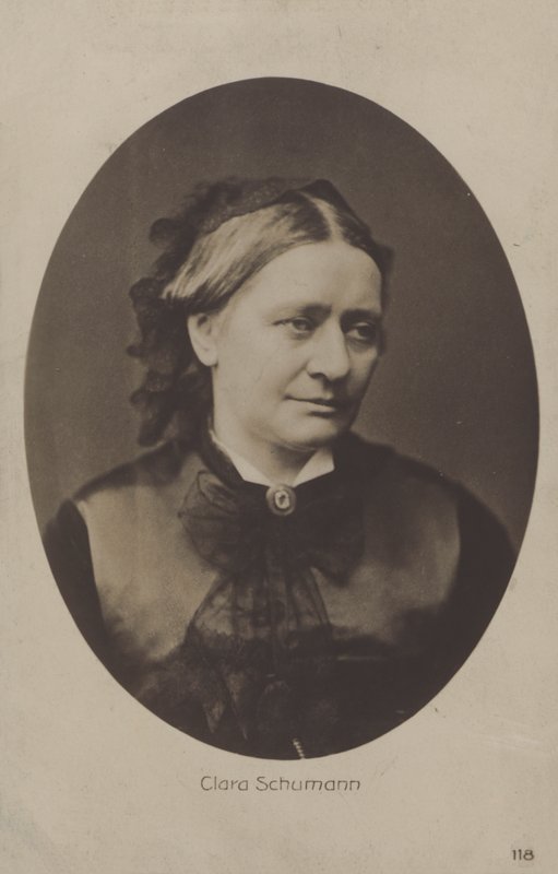 Clara Schumann, deutsche Pianistin und Komponistin von (after) German photographer