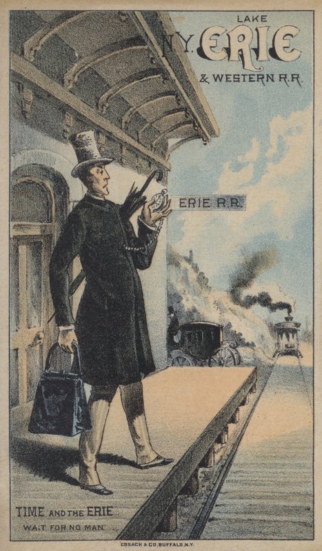 Lake Erie und Western Railroad von American School
