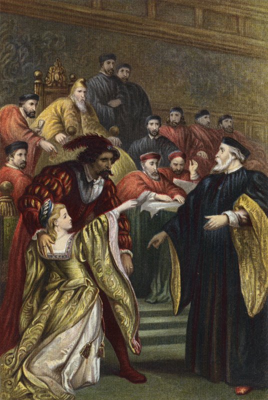 Shakespeare, Othello, Akt I, Szene 3 von English School