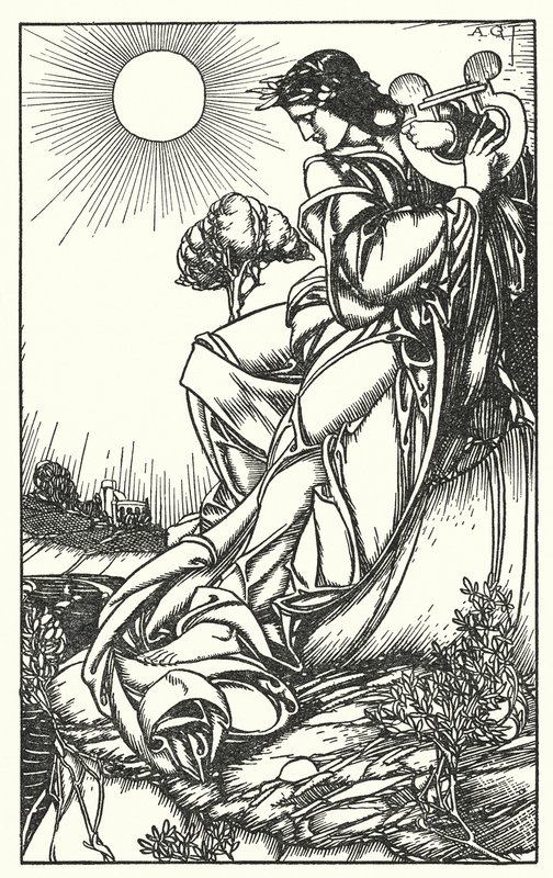 Illustration zu Tennysons In Memoriam von A. Garth Jones