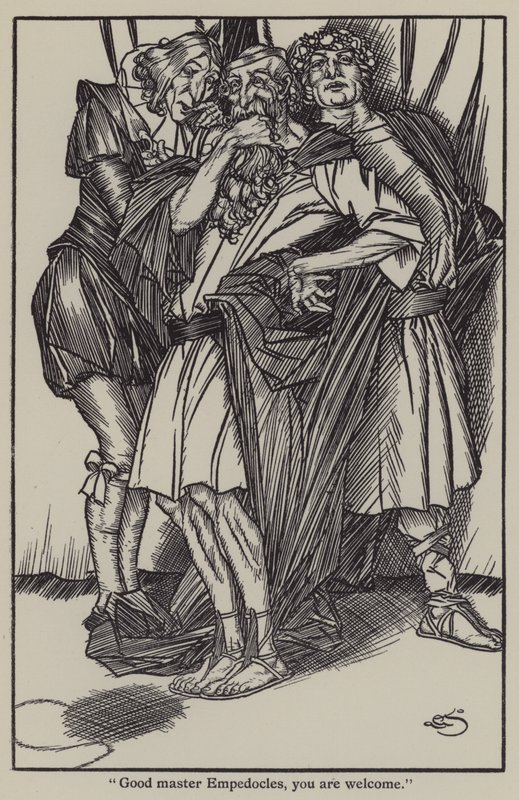 Illustration für The Essays of Elia von Charles Lamb (Lithografie) von A. Garth Jones