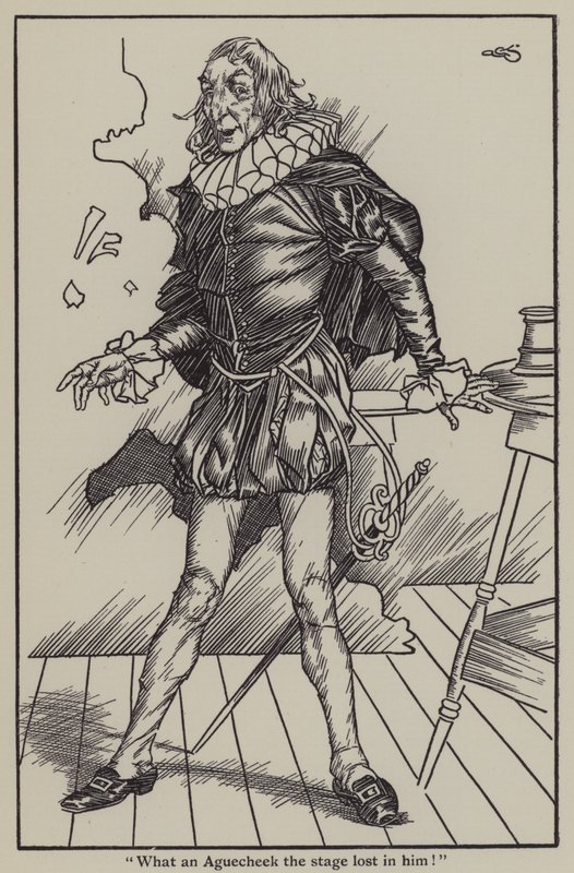 Illustration für The Essays of Elia von Charles Lamb (Lithografie) von A. Garth Jones