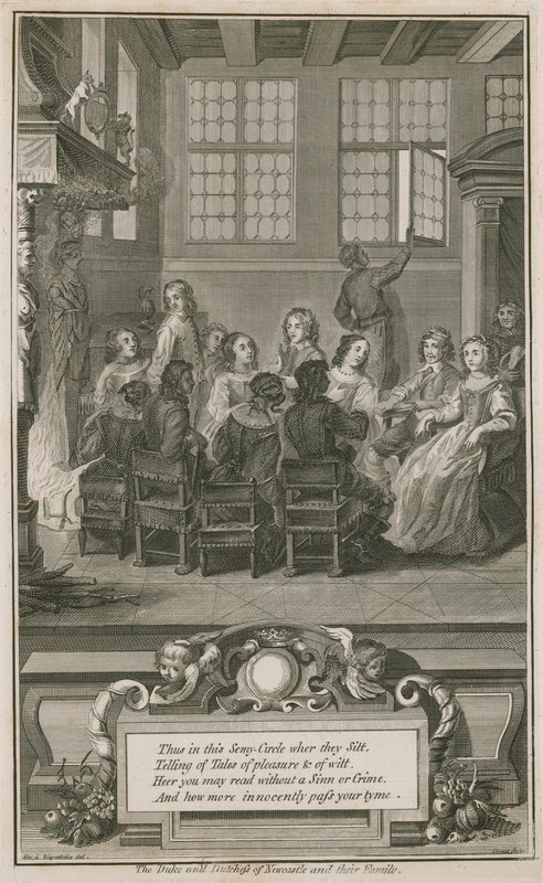 Der Herzog und die Herzogin von Newcastle und ihre Familie von Abraham van Diepenbeeck
