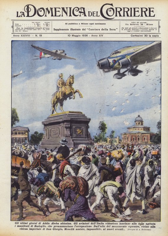 Die letzten Tage des abessinischen Addis Abeba von Achille Beltrame
