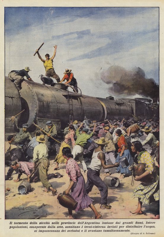 Die Qual der Dürre in den Provinzen Argentiniens fernab der großen Flüsse von Achille Beltrame