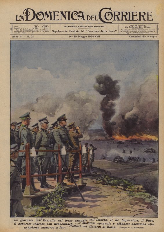 Der Tag der Armee im dritten Jahr des Imperiums von Achille Beltrame
