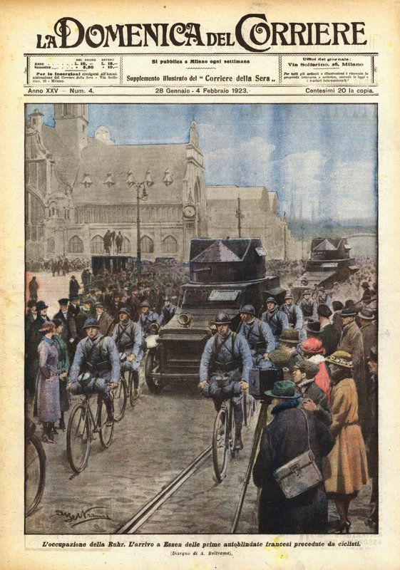 Die Besetzung des Ruhrgebiets von Achille Beltrame