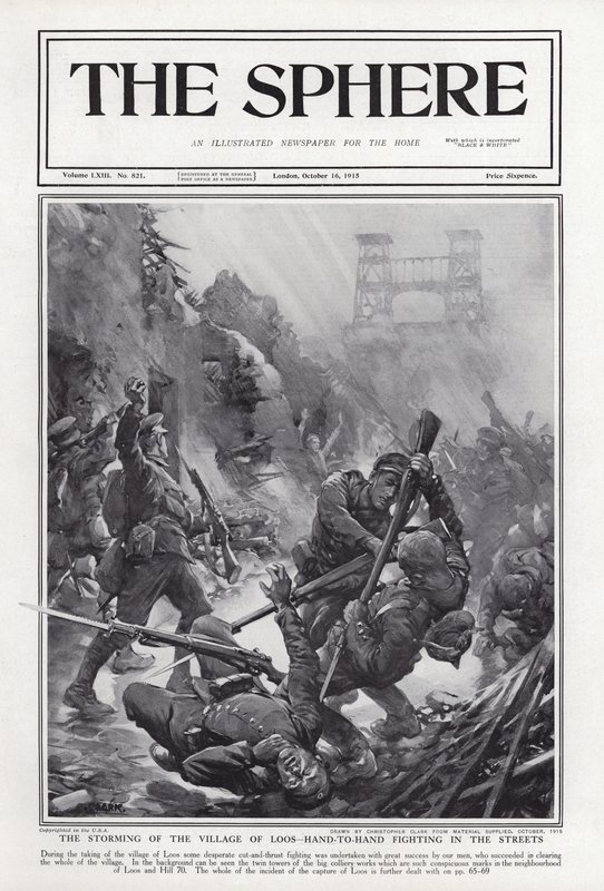 Schlacht von Loos, Erster Weltkrieg, 1915 von Addison Thomas Millar
