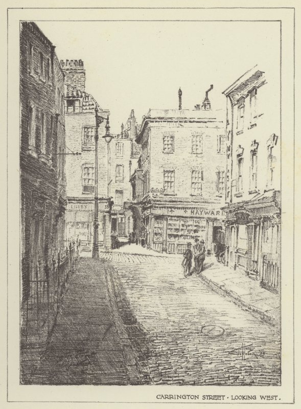 Carrington Street, Blick nach Westen von Alan Stapleton