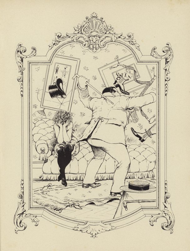 Karikatur aus Memoires d