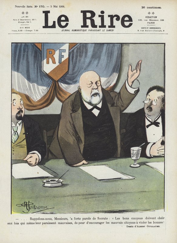 Illustration für Le Rire von Albert Guillaume