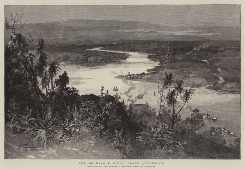 Der Endeavour River, Nord-Queensland von Albert Henry Fullwood