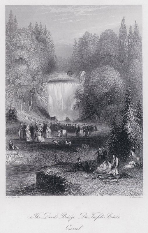 Die Teufelsbrücke, Kassel von Albert Henry Payne