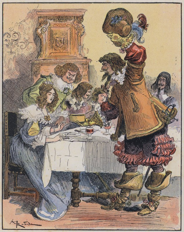 Illustration für Le Capitaine Bellormeau von und illustriert von A. Robida von Albert Robida