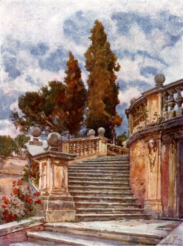 Stufen der Kirche SS Domenico und Sisto von Alberto Pisa