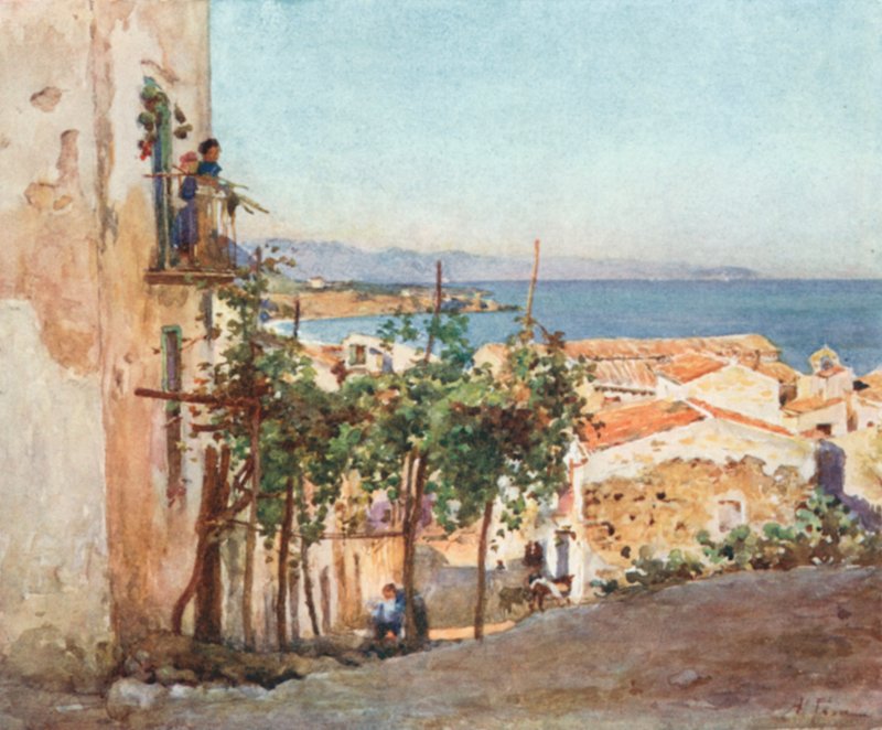 Straße in Cefalu von Alberto Pisa
