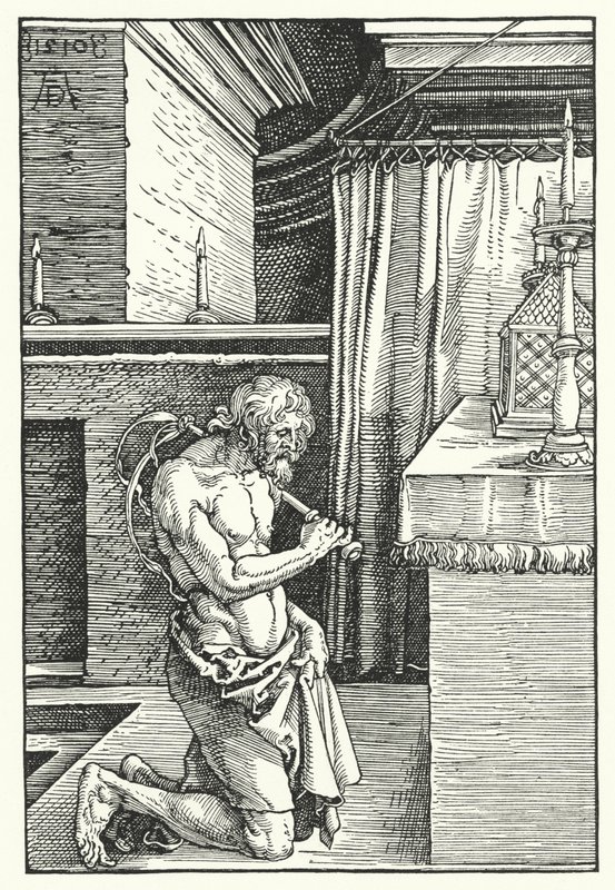 König David in Buße von Albrecht (after) Durer or Duerer