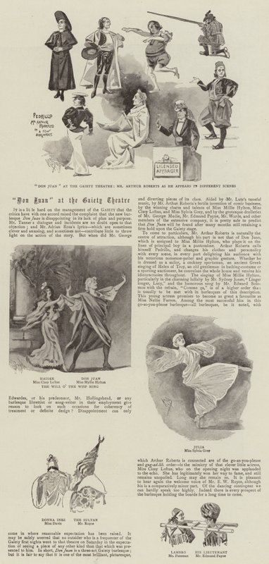 Don Juan im Gaiety Theatre von Alexander Stuart Boyd