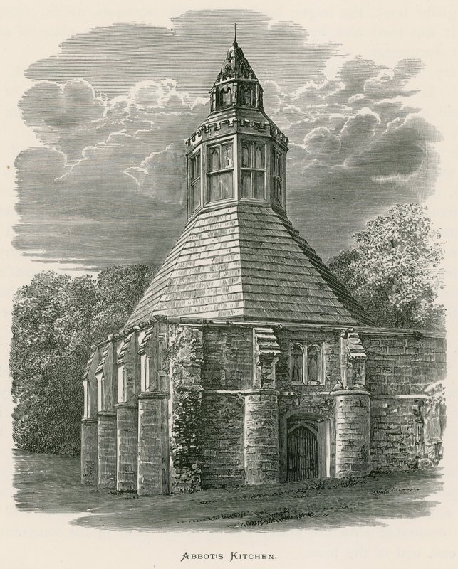 Glastonbury Abbey, Abtsküche von Alexander Francis Lydon