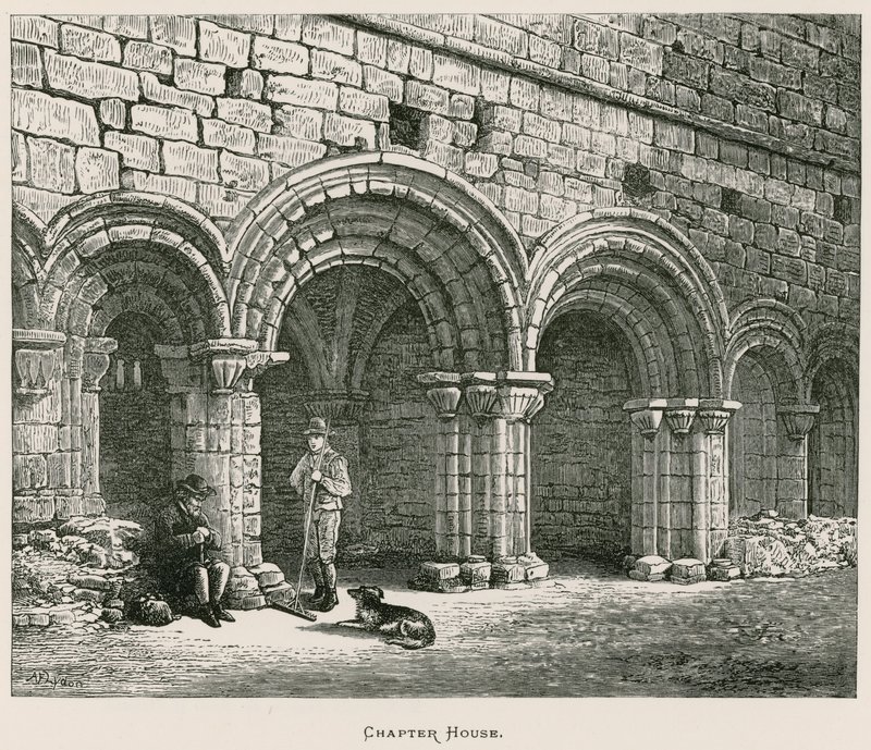 Kirkstall Abbey, Kapitelhaus von Alexander Francis Lydon