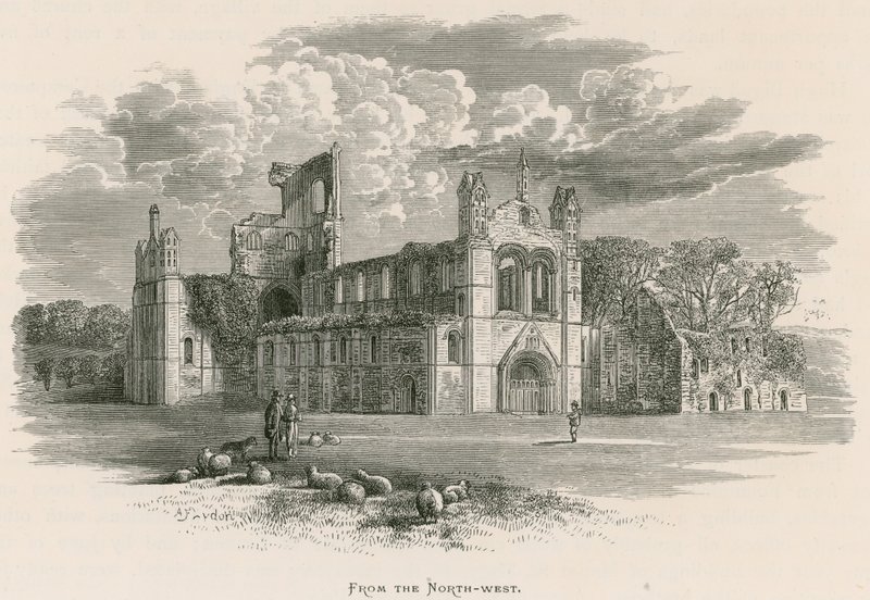 Kirkstall Abbey, von Nordwesten von Alexander Francis Lydon