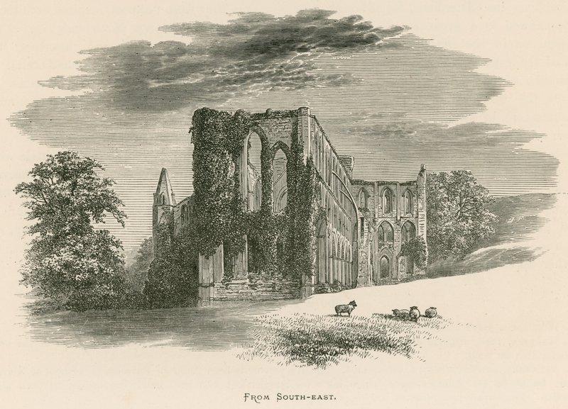 Rievaulx Abbey, von Südosten von Alexander Francis Lydon
