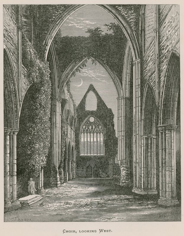 Tintern Abbey, Chor, Blick nach Westen von Alexander Francis Lydon
