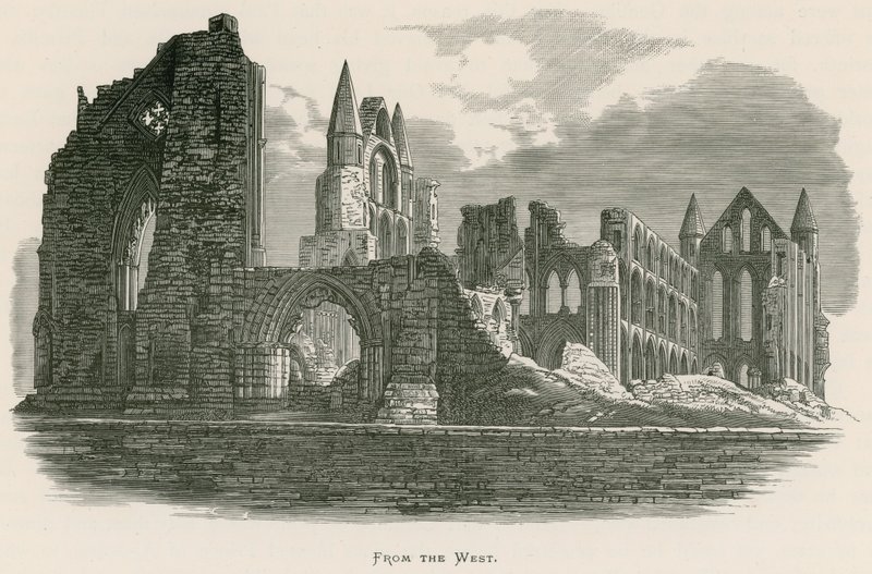Whitby Abbey, von Westen von Alexander Francis Lydon