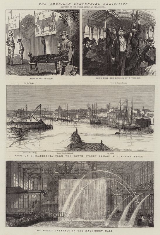 Die amerikanische Jahrhundertausstellung von Alfred Chantrey Corbould