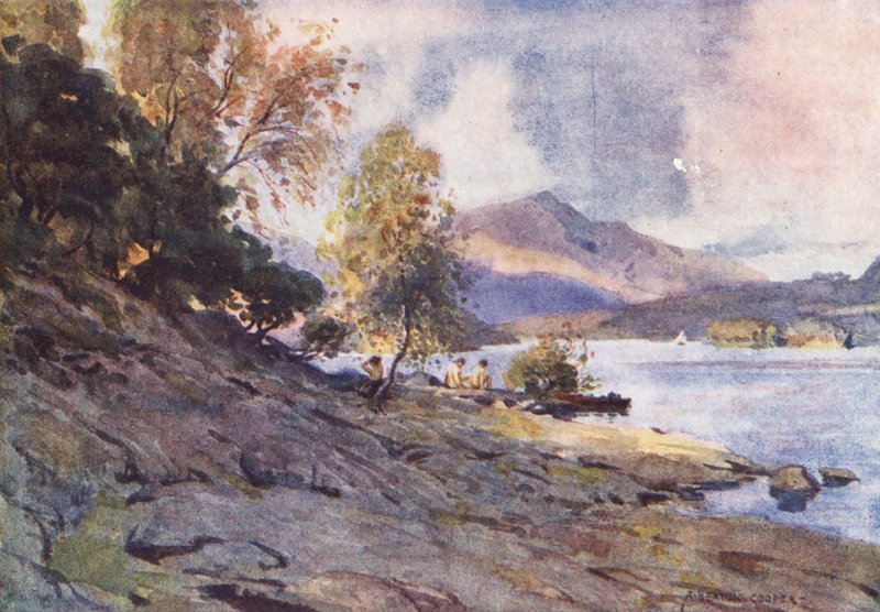 Lake District: An den Ufern von Derwentwater von Alfred Heaton Cooper