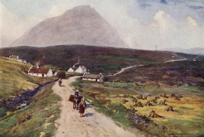 Die Straße nach Dugort, Achill Island von Alfred Heaton Cooper