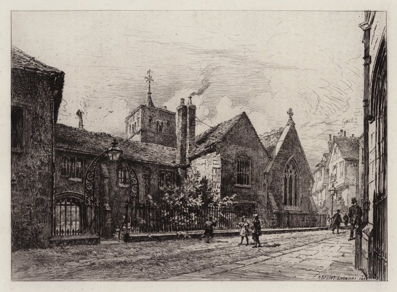 Cambridge: Corpus Christi College und der Turm von St. Benet