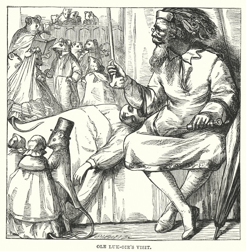 Hans Christian Andersen: Ole Luk Oie von Alfred Walter (after) Bayes