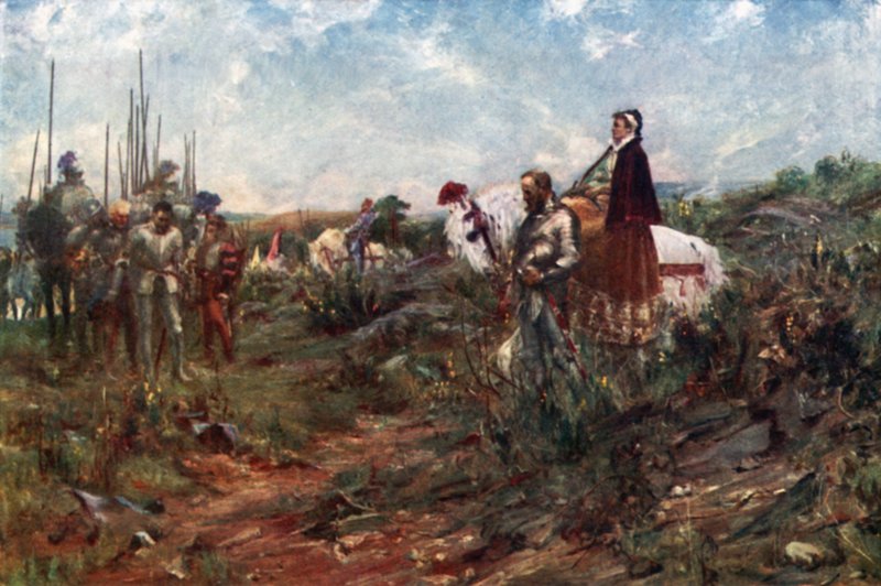 Königin Maria am Carberry Hill von Allan (after) Stewart