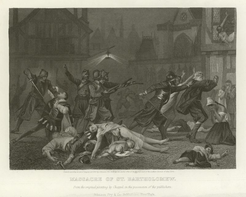 Massaker der Bartholomäusnacht von Alonzo Chappel