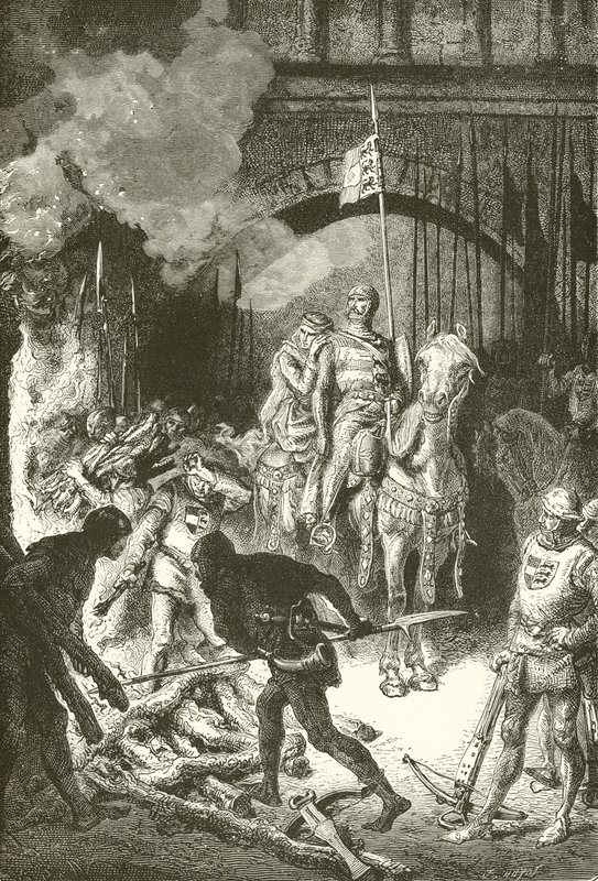 Der Cid befiehlt die Hinrichtung von Ahmed von Alphonse Marie de Neuville