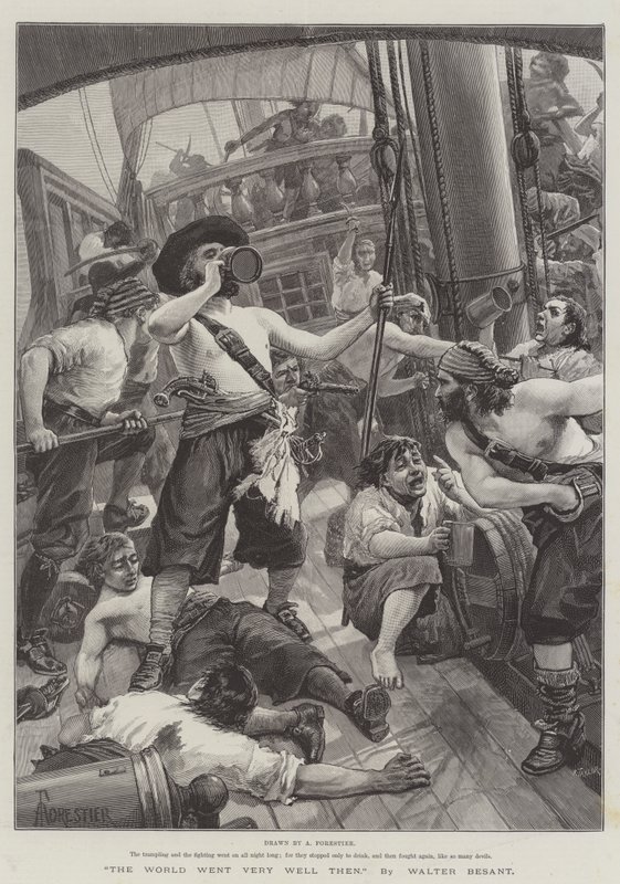 The World Went Very Well Then, von Walter Besant von Amedee Forestier