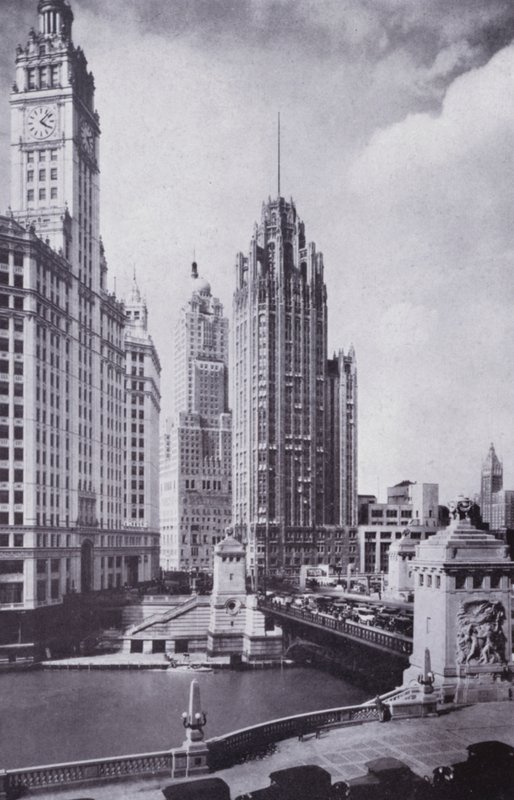 Chicago: Boulevard Link Brücke, Blick nach Norden von American Photographer (after)