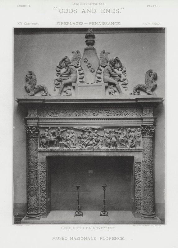 Kamin: Museo Nazionale, Florenz von American Photographer (after)